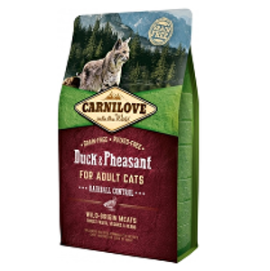 Carnilove Cat Duck&Pheasant Adult Hairball Contr 2kg