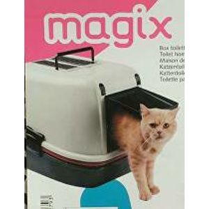 Toaleta pre mačky vnútorný domček Magix 55,5x45,5x41cm FP 1ks
