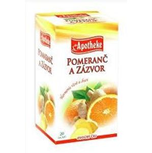 Čaj Apotheke Pomaranč a zázvor 20sacc