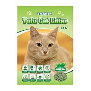 Smarty Tofu podstielka pre mačky - zelený čaj 6l