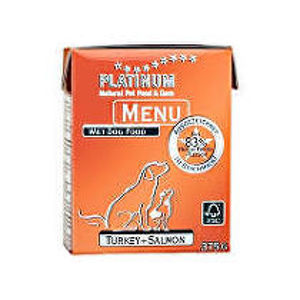 Platinum Menu morčacie mäso+losos 375g