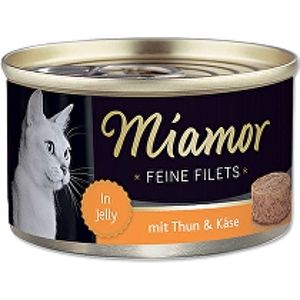 Miamor Cat Filet tuniak v konzerve+sýr 100g