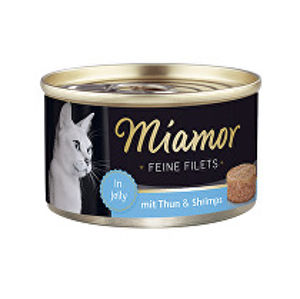 Miamor Cat Filet tuniak v konzerve + krevety 100g