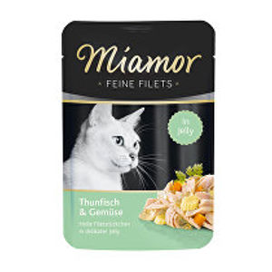 Miamor Cat Filet z tuniaka + zelený 100g