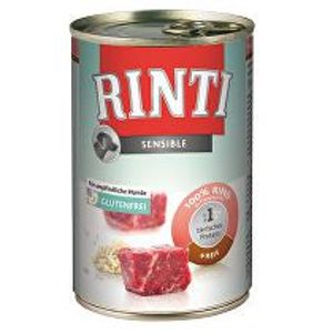 Rinti Dog konzerva Sensible beef+rice 400g