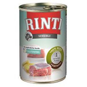 Rinti Dog konzerva Sensible morčacie mäso + zemiaky 400g