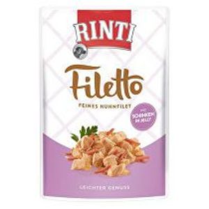 Rinti Dog pocket Filetto chicken+ham in jelly 100g
