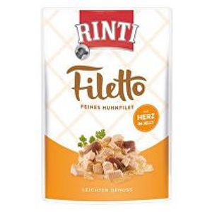 Rinti Dog pocket Filetto kuracie mäso+kuracie srdce v želé 100g