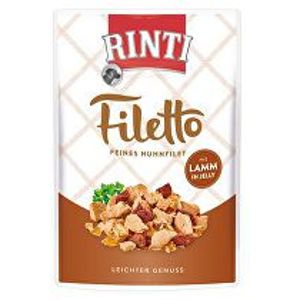 Rinti Dog pocket Filetto kuracie + jahňacie v želé 100g