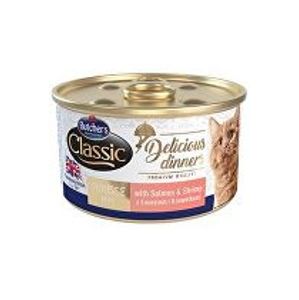 Butcher's Cat Class.Delic.Dinners losos+krevety cons85g