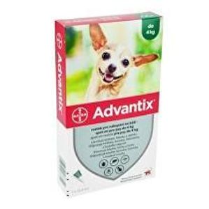 Advantix Spot On 1x0,4ml pre psy do 4kg (1 pipeta)