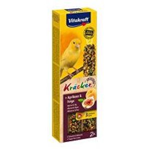 Vitakraft Bird Kräcker kanárik marhuľový + figová tyčinka 2ks