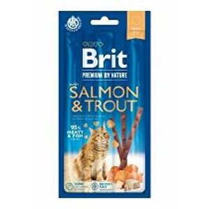 Brit Premium Cat by Nature tyčinky lososové a pstruhové (3ks)