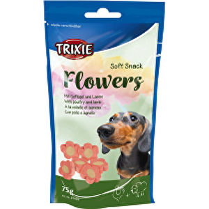Esquisita Flowers jahňacie/kuracie kvety pre psov 75g TR