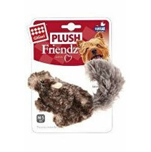 Hračka pre psa GiGwi Plush Friendz veverička sivá plyšová