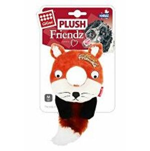 Hračka pre psov GiGwi Plush Friendz líška s gumovým krúžkom.