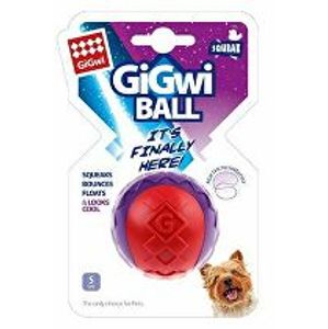 Hračka pre psov GiGwi Ball ball S červená/fialová