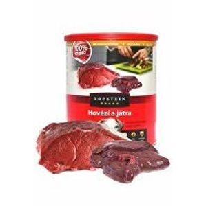 Topstein Hovädzie mäso s pečeňou v konzerve 800 g