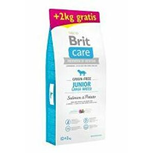 Brit Care Dog Grain-free Junior LB Salmon&Potato12+2kg