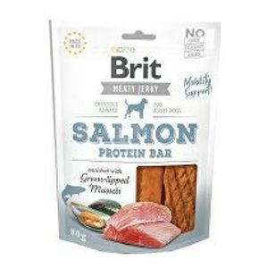 Proteínová tyčinka Brit Jerky Salmon 80g