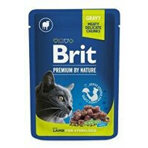 Brit Premium Cat vrecko Lamb for Sterilised 100g
