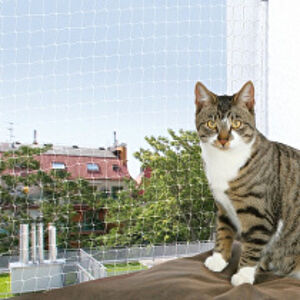 Sieť ochranná pre mačky transparentné 2x1,5 TR