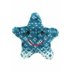Vianočná hračka mačka hviezda modrá plyšová 1ks TR