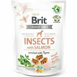 Brit Care Dog Crunchy Crack. Insec. Salmon Thyme 200g