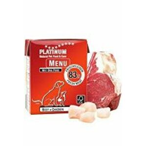 Platinum Menu Hovädzie mäso + kuracie mäso 375g