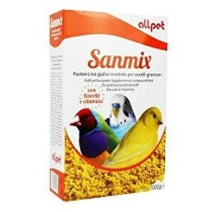 Krmivo pre vtáky SANMIX, vlhké, vajcia 1kg krabica
