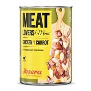 Josera Dog konz.Meat Lovers Menu Chick.with Carrot400g