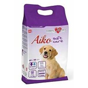 Absorpčná podložka pre psov Aiko Soft Care 60x58cm 50ks