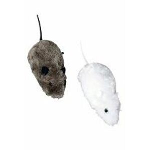 Hračka mačka Myšia kožušina rozťahovacia 10cm KAR
