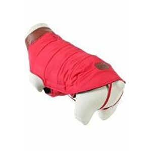 Prešívaná bunda pre psov LONDON červená 30cm Zo