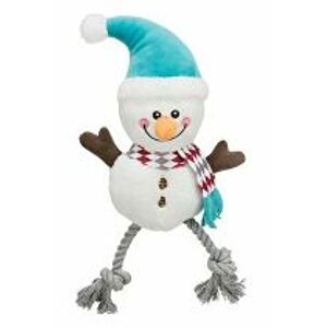 Vianočná hračka Vianočný SNOWMAN plyš/bavlna 41cm