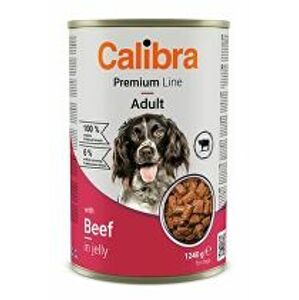 Calibra Dog Premium Cons. s hovädzím mäsom 1240g