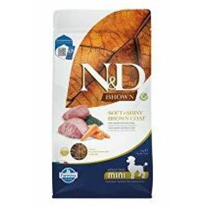 N&D BROWN DOG Adult Mini Lamb& Spirulina& Fennel 2,5kg