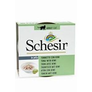 Schesir Cat Cons. Adult tuniak/kiwi 75G