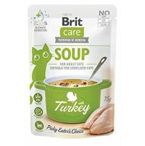 Brit Care polievka pre mačky s morčacím mäsom 75g