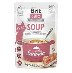 Brit Care polievka pre mačky s lososom 75g