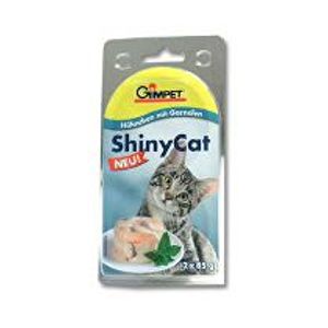 Gimpet cat cons. ShinyCat kuracie mäso/krevety 2x85g