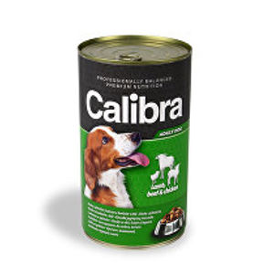Calibra Dog  konz. jehněčí+hovězí+kuřecí v želé 1240g