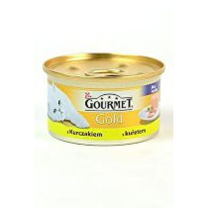 Gourmet Gold cons. jemná paštéta pre mačky s kuracím mäsom 85g